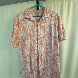 A-Frame Floral Casual Button Down Shirt